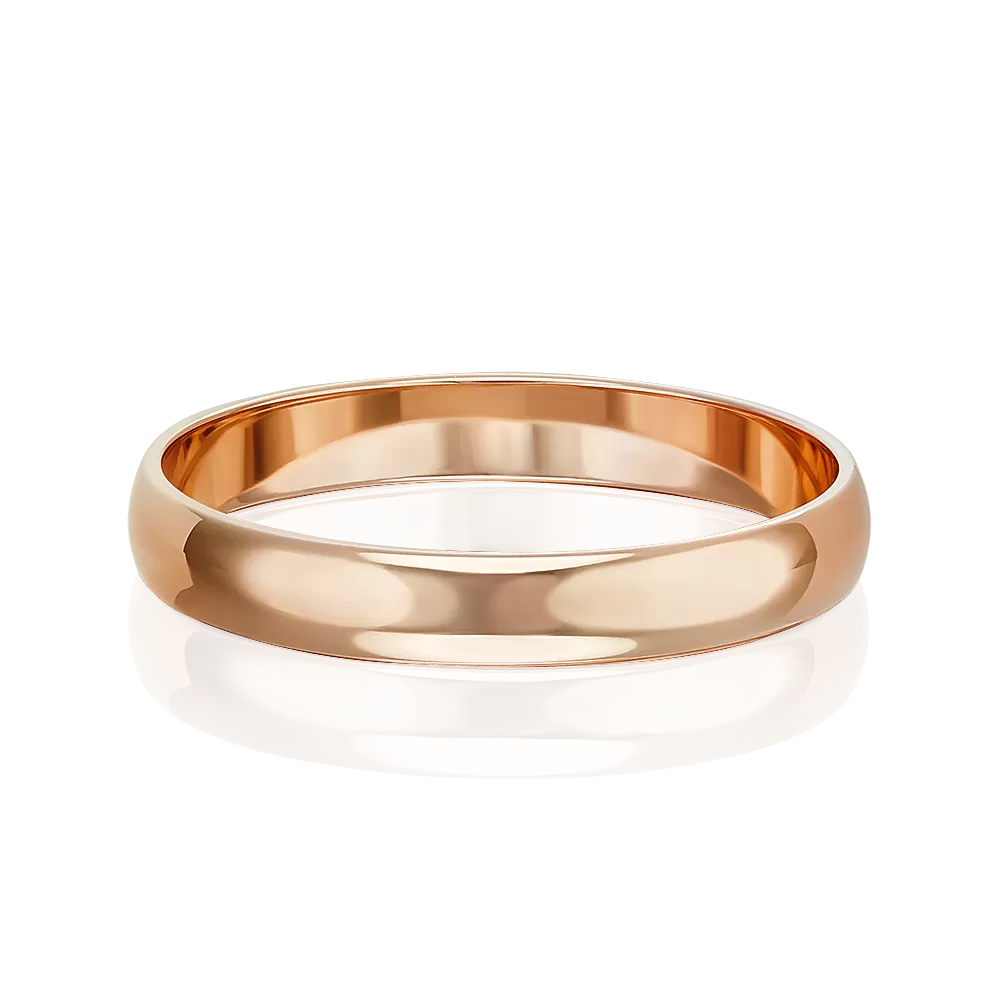 Обручальное кольцо из красного золота 01-2426-00-000-1110-11