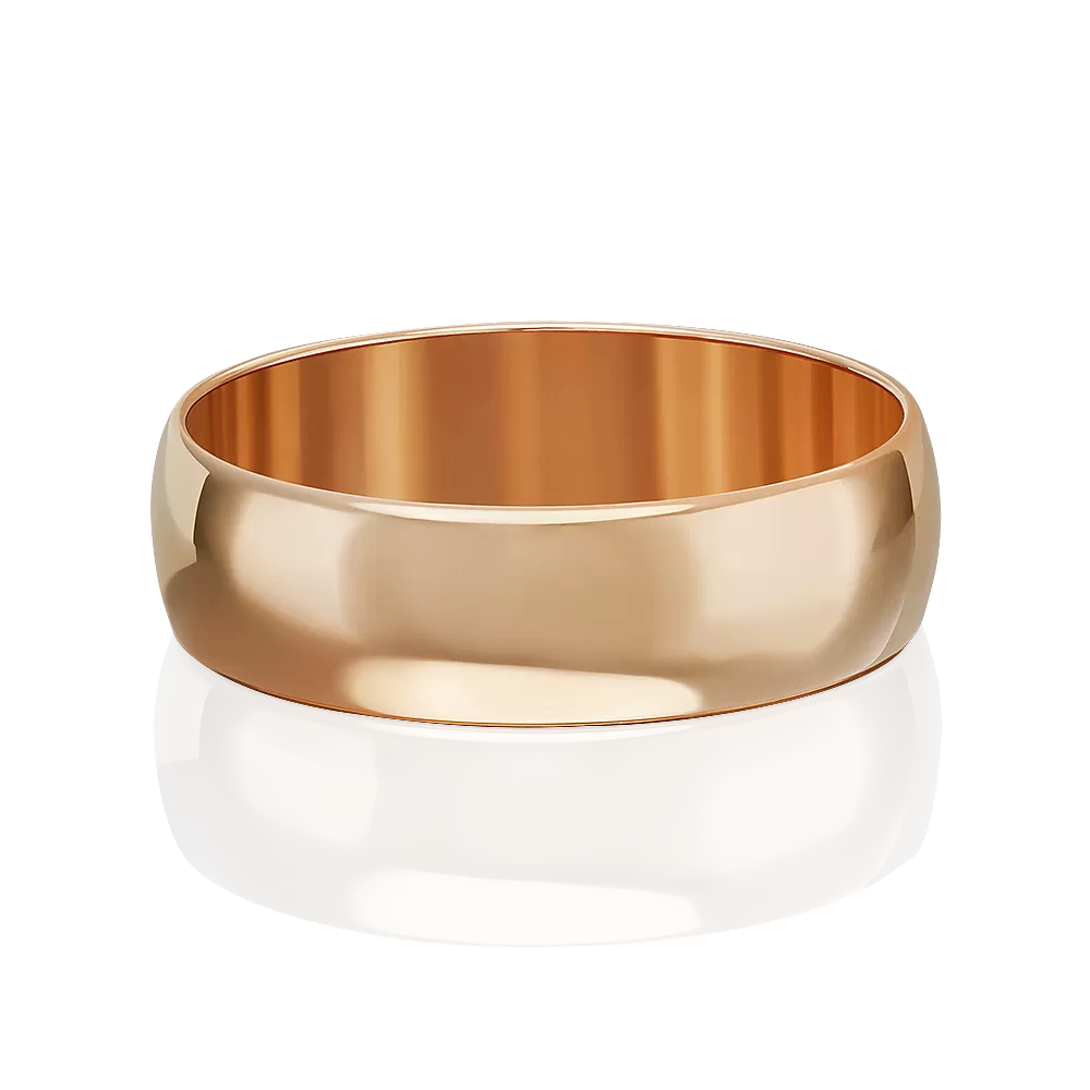 Обручальное кольцо из красного золота 01-2432-00-000-1110-11