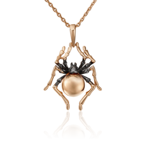 Подвеска «Паук» из красного золота 03-3015-00-000-1110-42