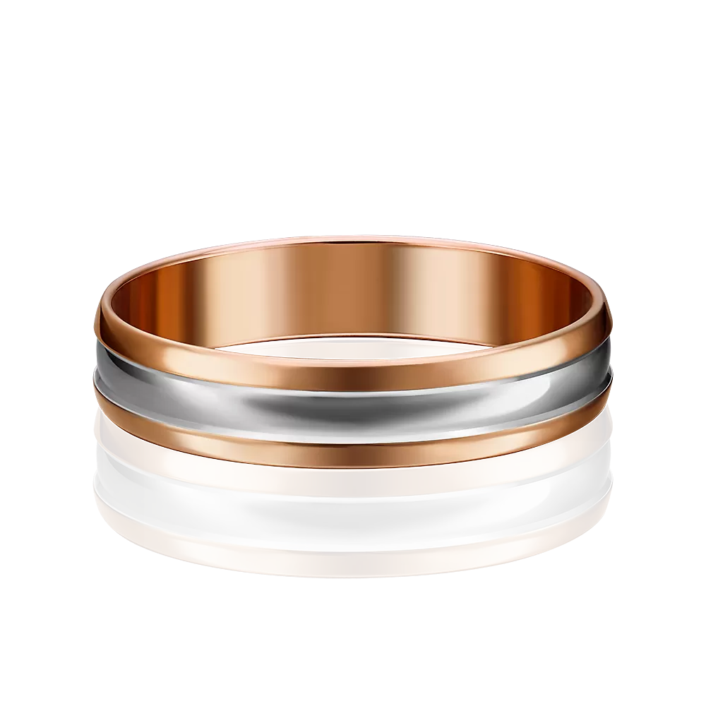 Обручальное кольцо из комбинированного золота 01-3246-00-000-1111-39