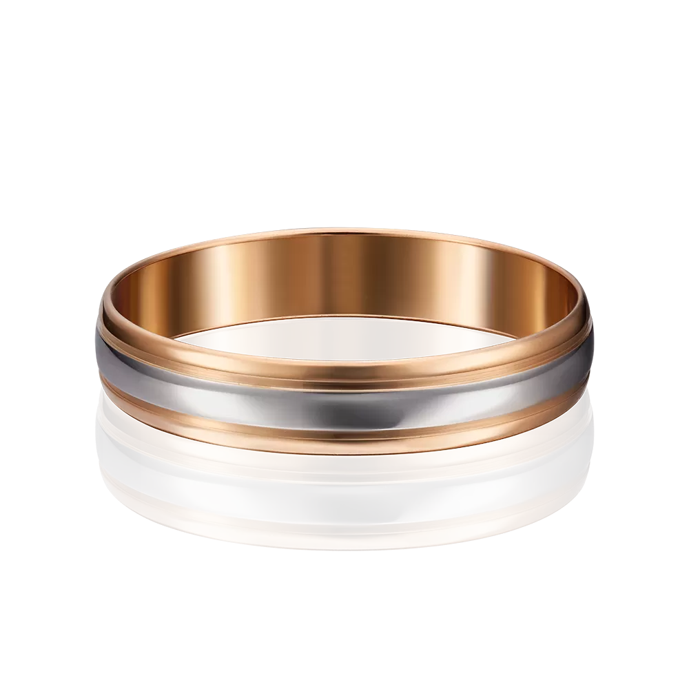 Обручальное кольцо из комбинированного золота 01-3249-00-000-1111-39