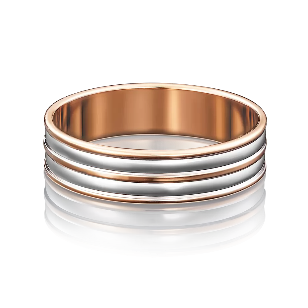 Обручальное кольцо из комбинированного золота 01-3251-00-000-1111-39