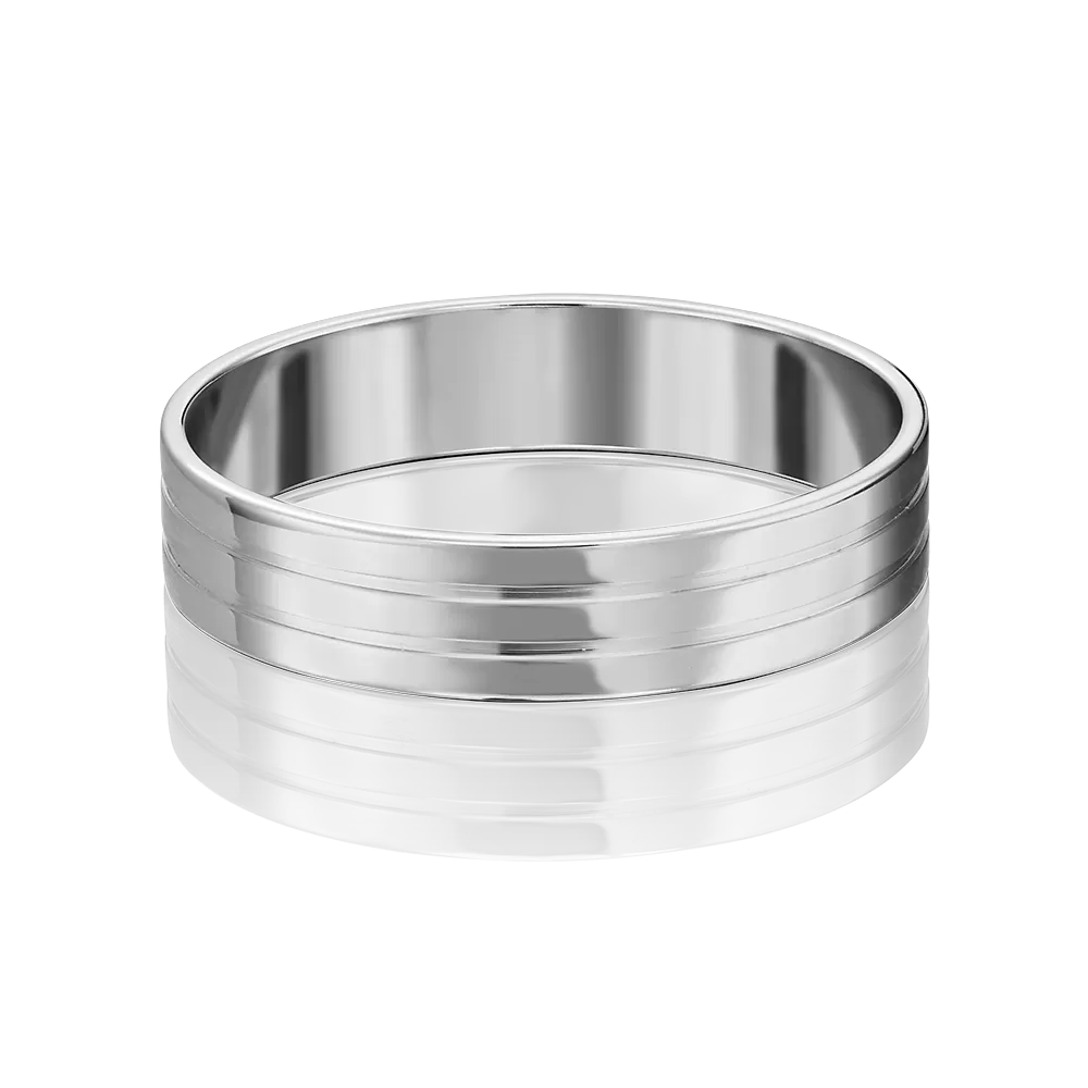 Обручальное кольцо из белого золота 01-3254-00-000-1120-18