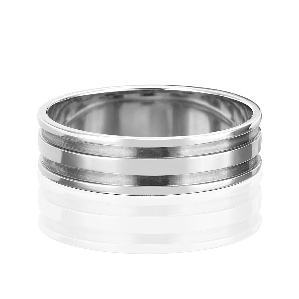 Обручальное кольцо из белого золота 01-3262-00-000-1120-18