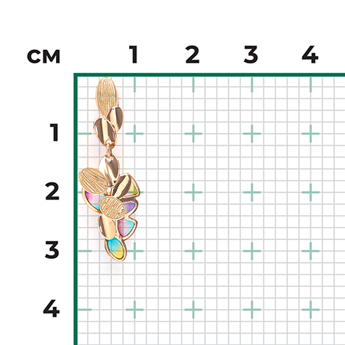Подвеска из комбинированного золота с эмалью 03-2849-00-000-1113-48