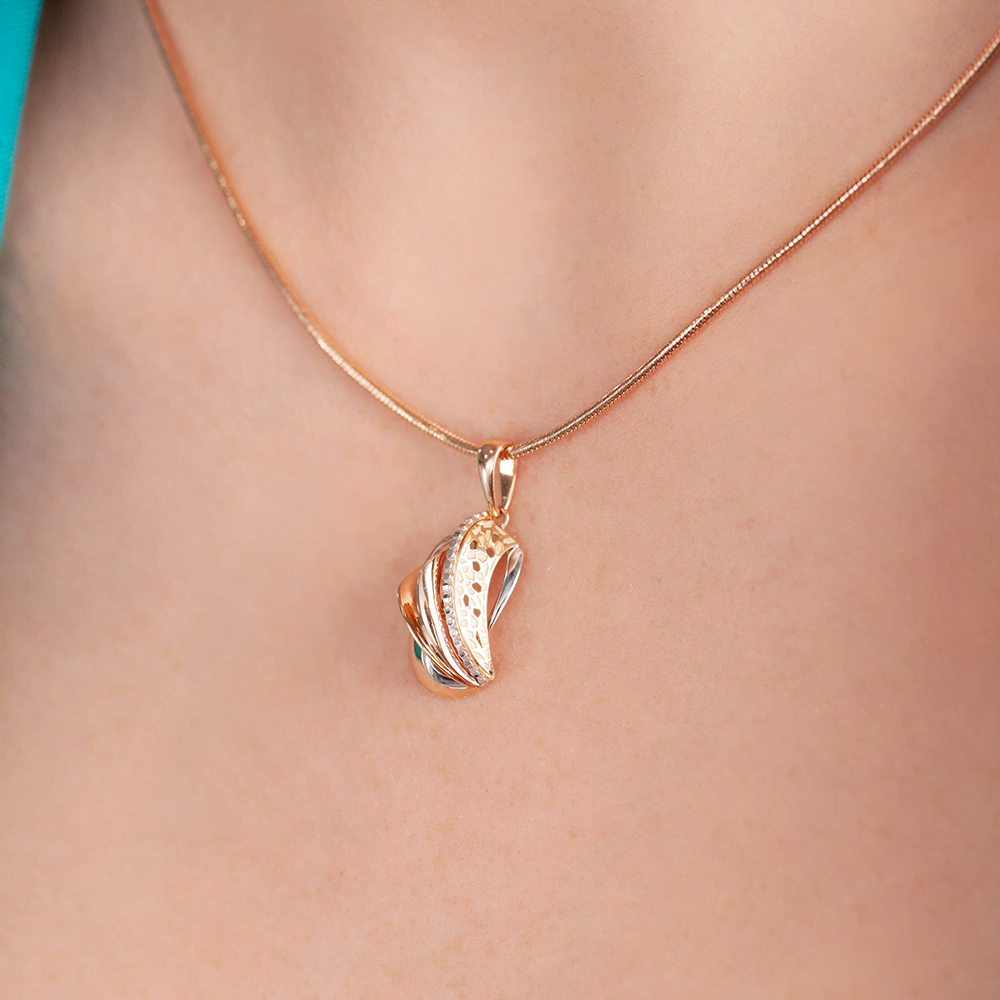 Подвеска из комбинированного золота 03-2868-00-000-1113-48