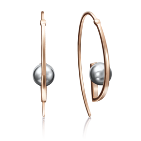 Серьги с французским замком из комбинированного золота 02-4172-00-000-1111-64