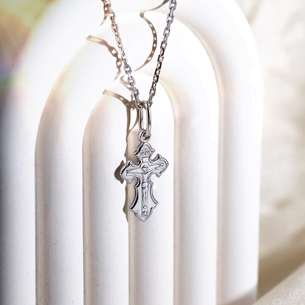 Православный крест из серебра 03-1633-00-000-0200