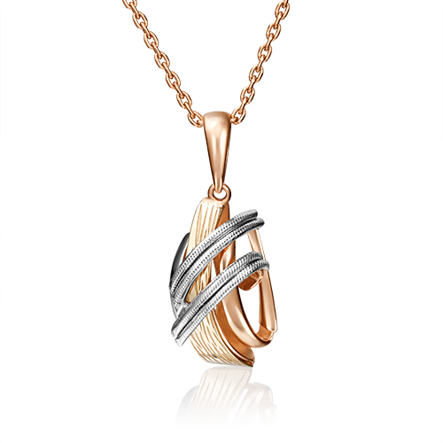 Подвеска из комбинированного золота 03-2901-00-000-1140-48