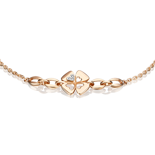 Браслет «Клевер. Незабываемые моменты» из комбинированного золота с бриллиантами 05-0697-00-101-1111