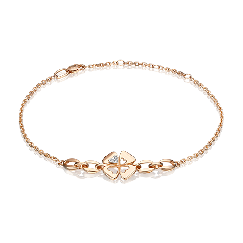 Браслет «Клевер. Незабываемые моменты» из комбинированного золота с бриллиантами 05-0697-00-101-1111