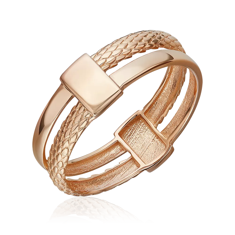 Кольцо «Секрет уверенности» из красного золота 01-5794-00-000-1110