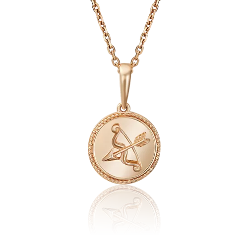 Подвеска «Знак зодиака Стрелец» из красного золота 03-3110-09-000-1110-66