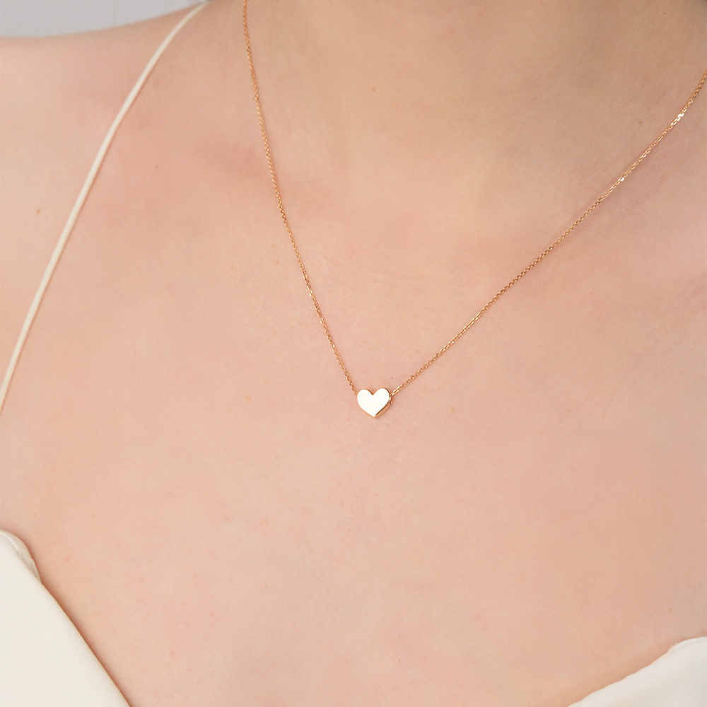 Колье «Сердце» из красного золота 07-0226-00-000-1110-42