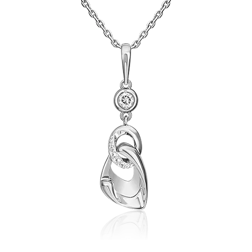 Подвеска «Настроение» из белого золота с натуральными топазами white 03-3294-00-201-1120