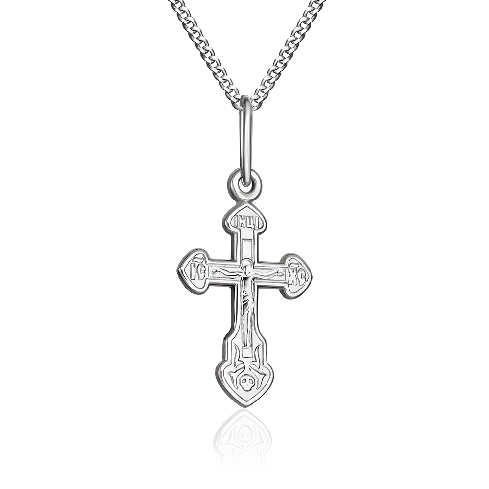 Комплект (крест на цепи) из серебра 15-0004-00-000-0200