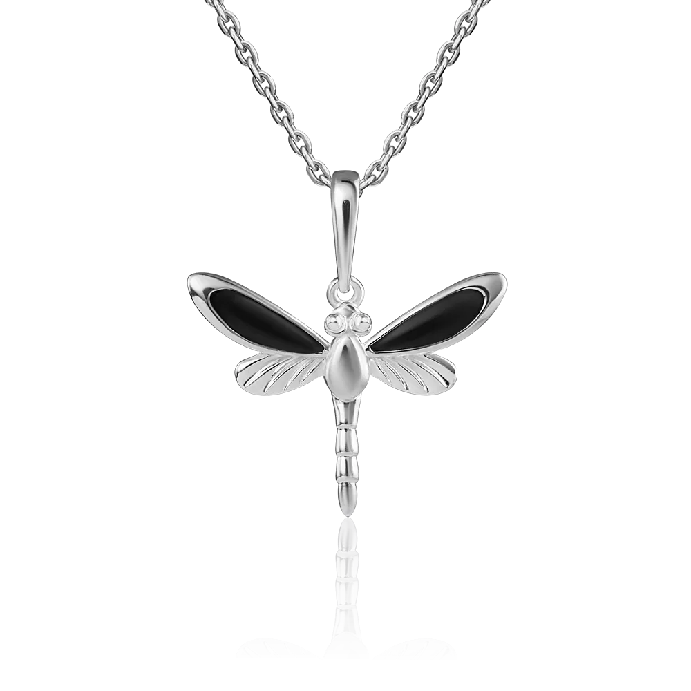 Подвеска «Стрекоза» из серебра с эмалью 03-3205-00-000-0200-71