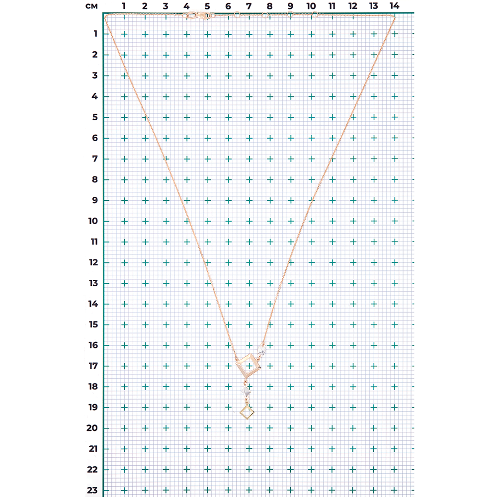 Колье из комбинированного золота 07-0202-00-000-1140-04