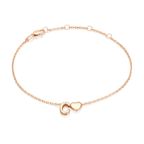 Браслет «Буква С» из красного золота 05-0858-С-000-1110