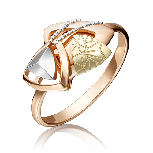 Кольцо из комбинированного золота 01-5128-00-000-1140-48