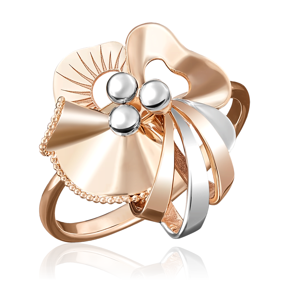 Кольцо из красного золота 01-5054-00-000-1110-48