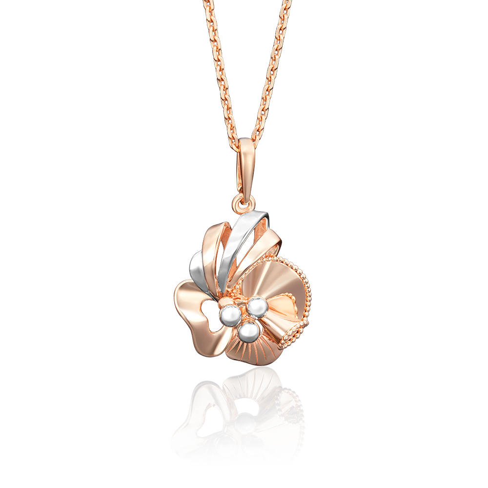 Подвеска из красного золота 03-2707-00-000-1110-48