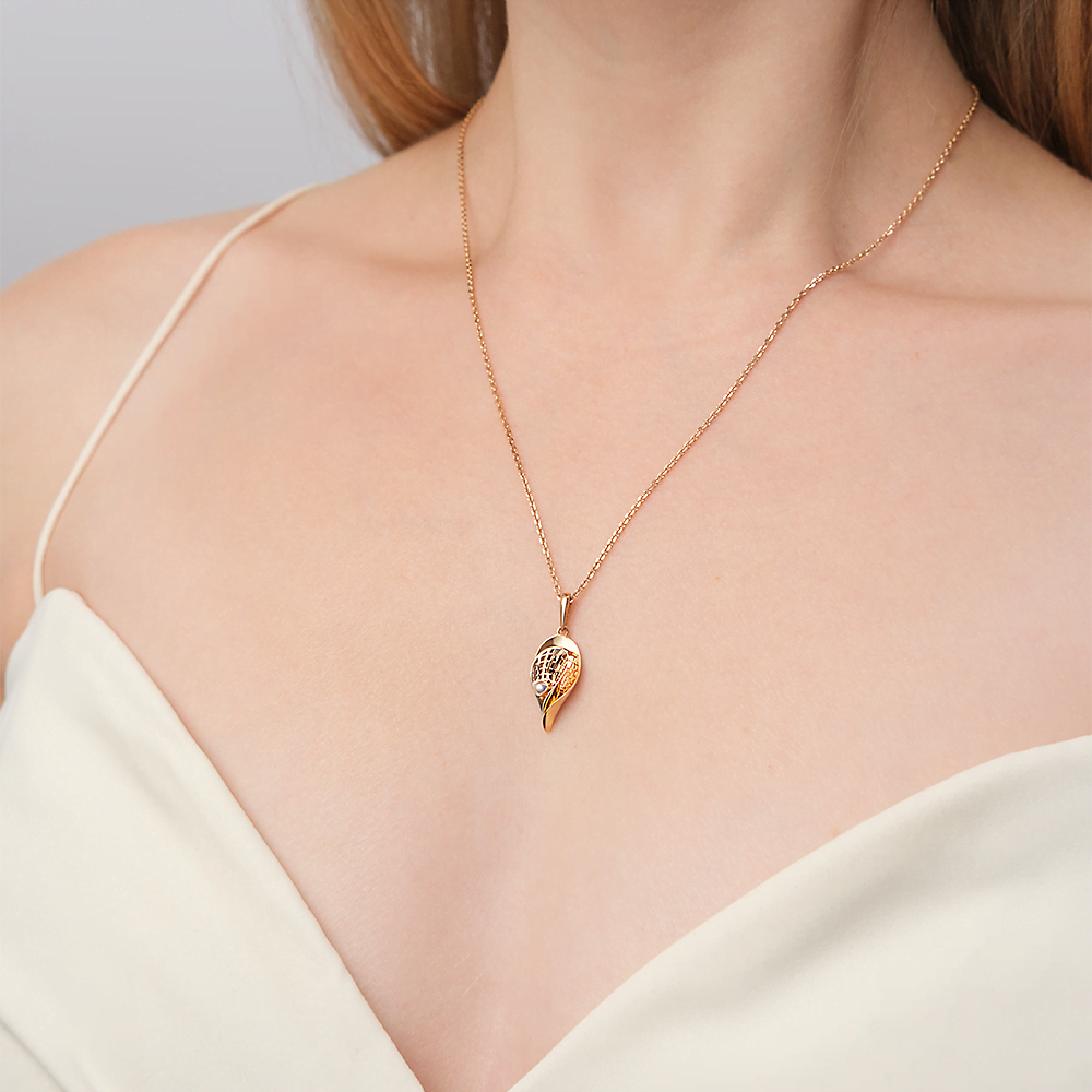 Подвеска из красного золота 03-2709-00-000-1110-48