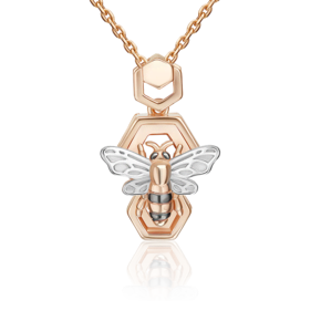 Подвеска «Секрет благополучия» из красного золота 03-3509-00-000-1110