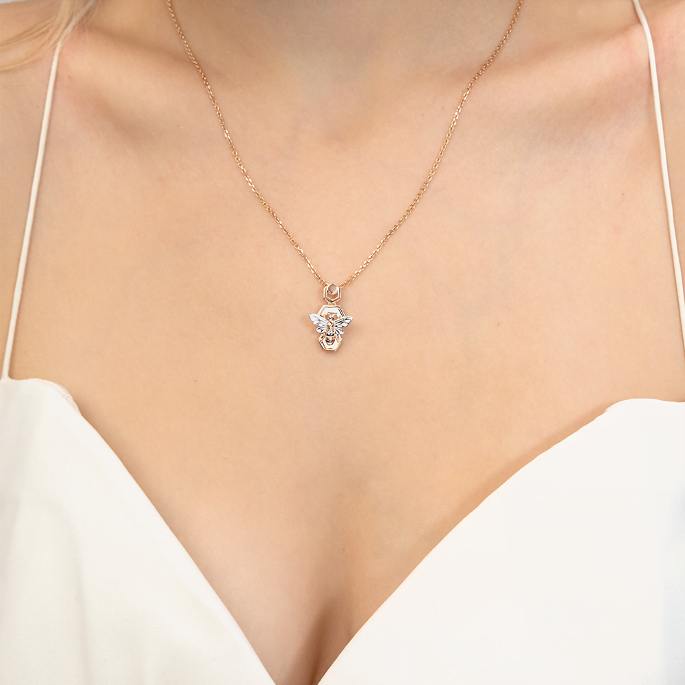 Подвеска «Секрет благополучия» из красного золота 03-3509-00-000-1110