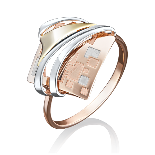 Кольцо из комбинированного золота 01-5061-00-000-1113-48