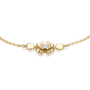 Браслет «Клевер. Незабываемые моменты» из комбинированного золота с бриллиантами 05-0695-00-101-1121