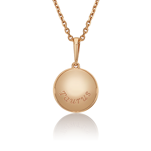 Подвеска «Знак зодиака Телец» из красного золота 03-3110-02-000-1110-66