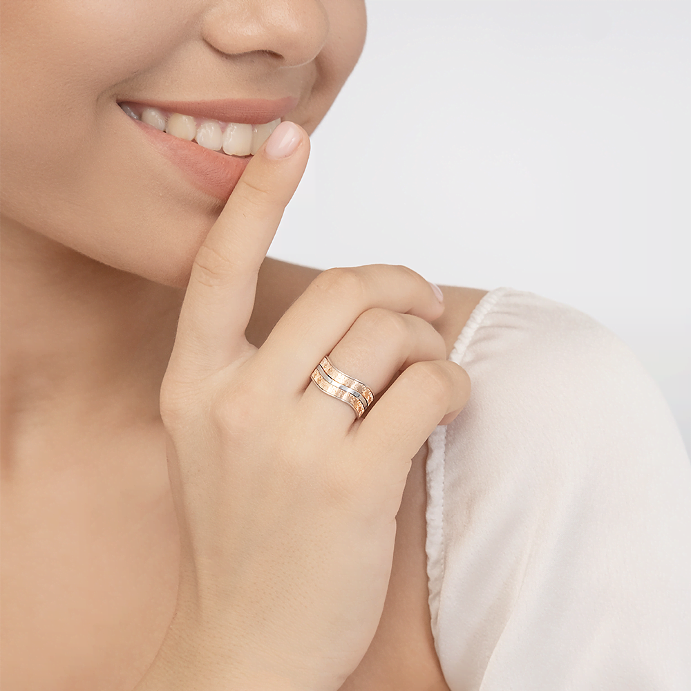 Обручальное кольцо из комбинированного золота 01-4811-00-000-1111-54