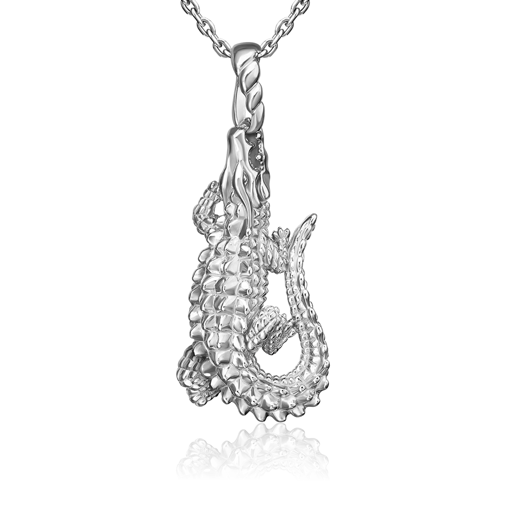 Подвеска «Крокодил» из серебра 03-2611-00-000-0200