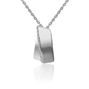 Подвеска из белого золота с фианитами 03-3133-00-401-1120-23