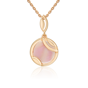 Подвеска из красного золота с перламутром 03-3605-00-745-1110