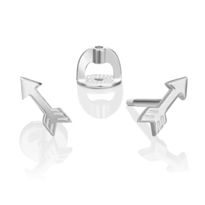 Серьги-пусеты «Стрелы» из серебра 02-4625-00-000-0200-71