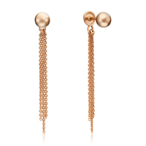 Серьги-пусеты из красного золота 02-4472-00-000-1110-42