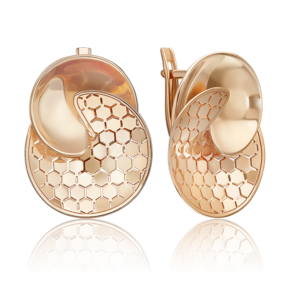 Серьги из красного золота 02-5271-00-000-1110