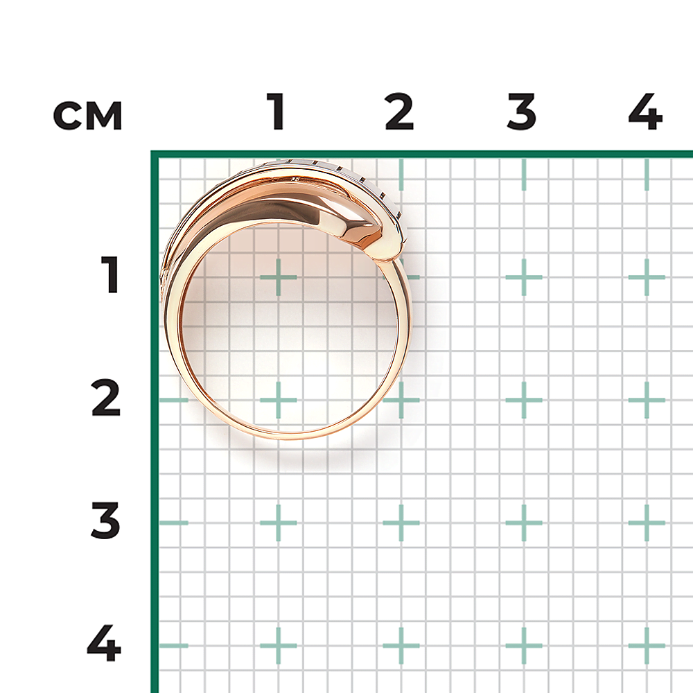 Кольцо из комбинированного золота 01-5823-00-000-1111
