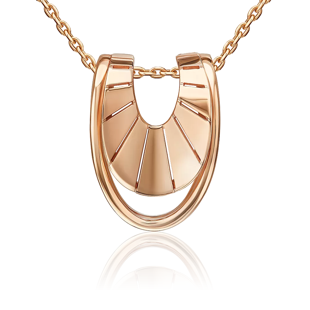 Подвеска-бегунок из красного золота 03-3537-00-000-1110