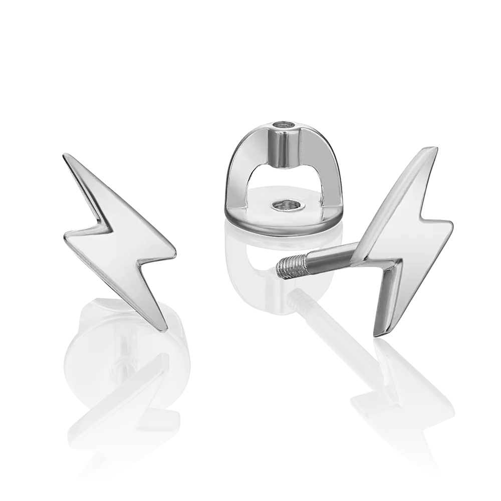 Серьги-пусеты «Молнии» из серебра 02-4609-00-000-0200-71