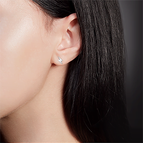 Серьги-пусеты «Молнии» из серебра 02-4609-00-000-0200-71