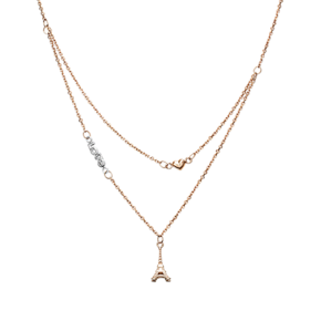 Колье «Эйфелева башня» из комбинированного золота 07-0213-00-000-1111-63