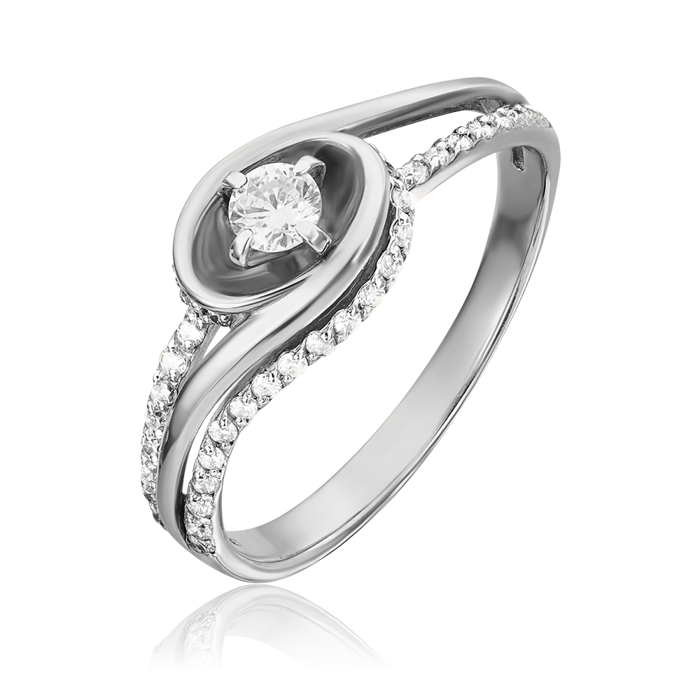 Кольцо из белого золота с бриллиантами 01-5542-00-101-1120-30