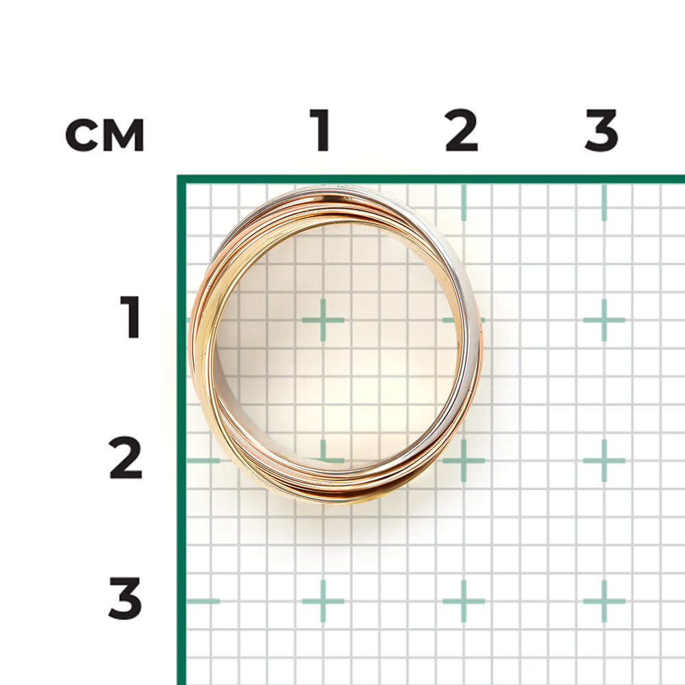 Кольцо из комбинированного золота 01-5914-00-000-1140