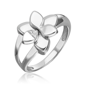 Кольцо из белого золота с бриллиантами 01-5604-00-101-1120