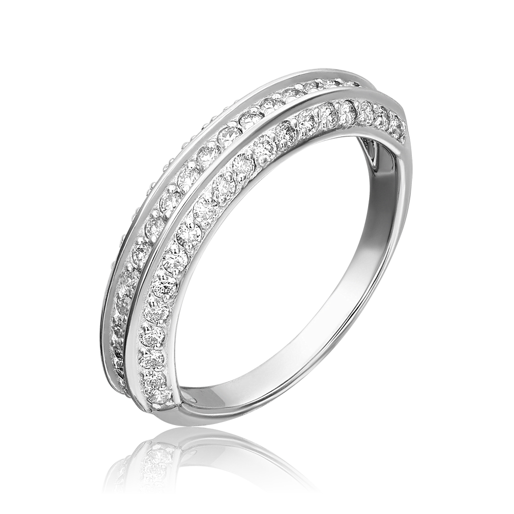 Кольцо из белого золота с бриллиантами 01-3934-00-101-1120-30