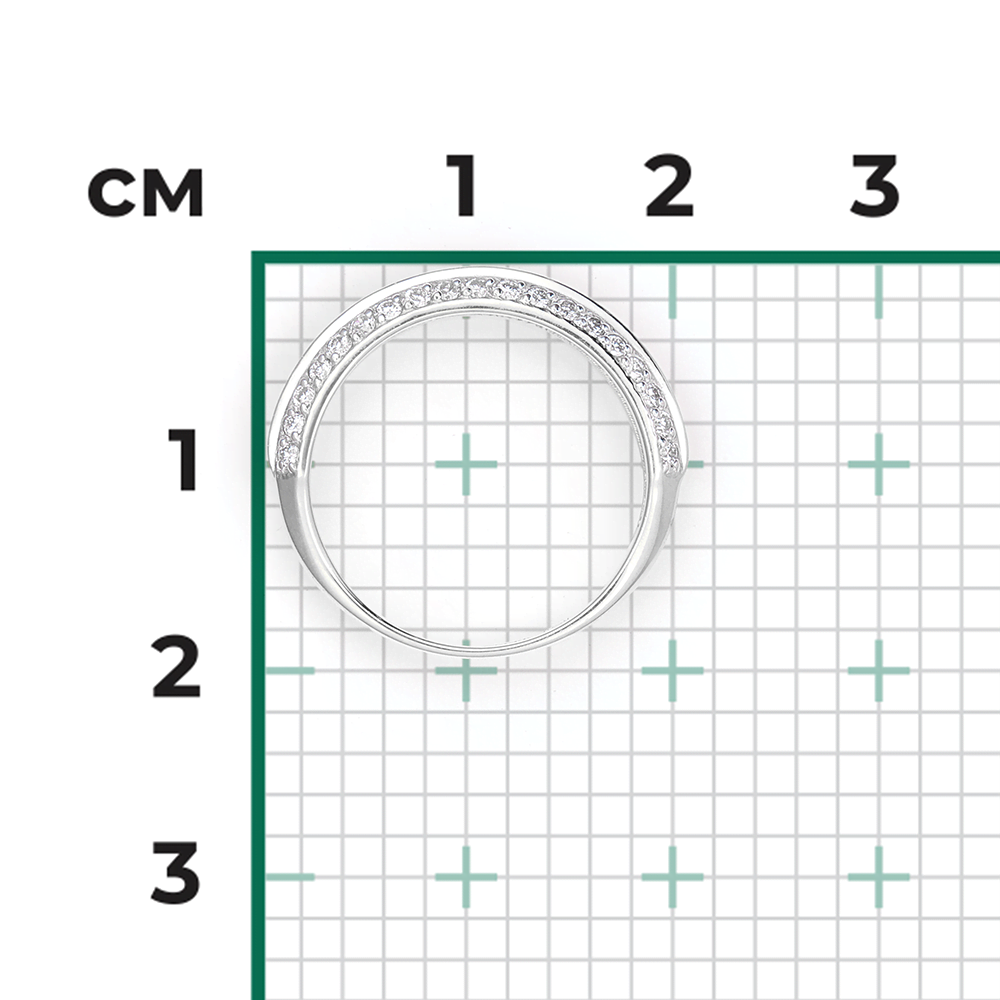 Кольцо из белого золота с бриллиантами 01-3934-00-101-1120-30