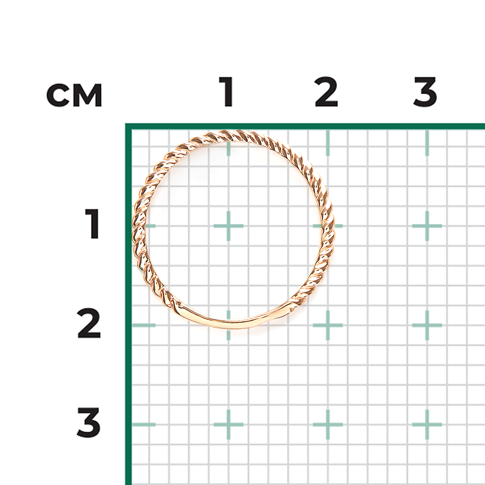 Кольцо из красного золота 01-5292-00-000-1110-48